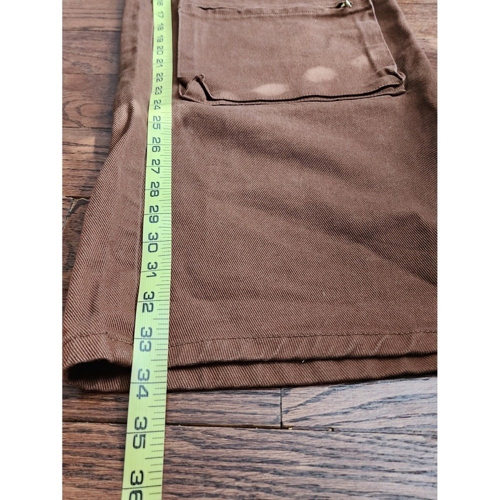 NEW Fashion Nova Cargo Pants Womens 9 Brown Utility Streetwear Gorpcore NWT - Picture 7 of 12